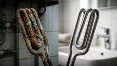 水垢、汚れ、サビが簡単に落ちます:ボイラーを分解せずに掃除できます